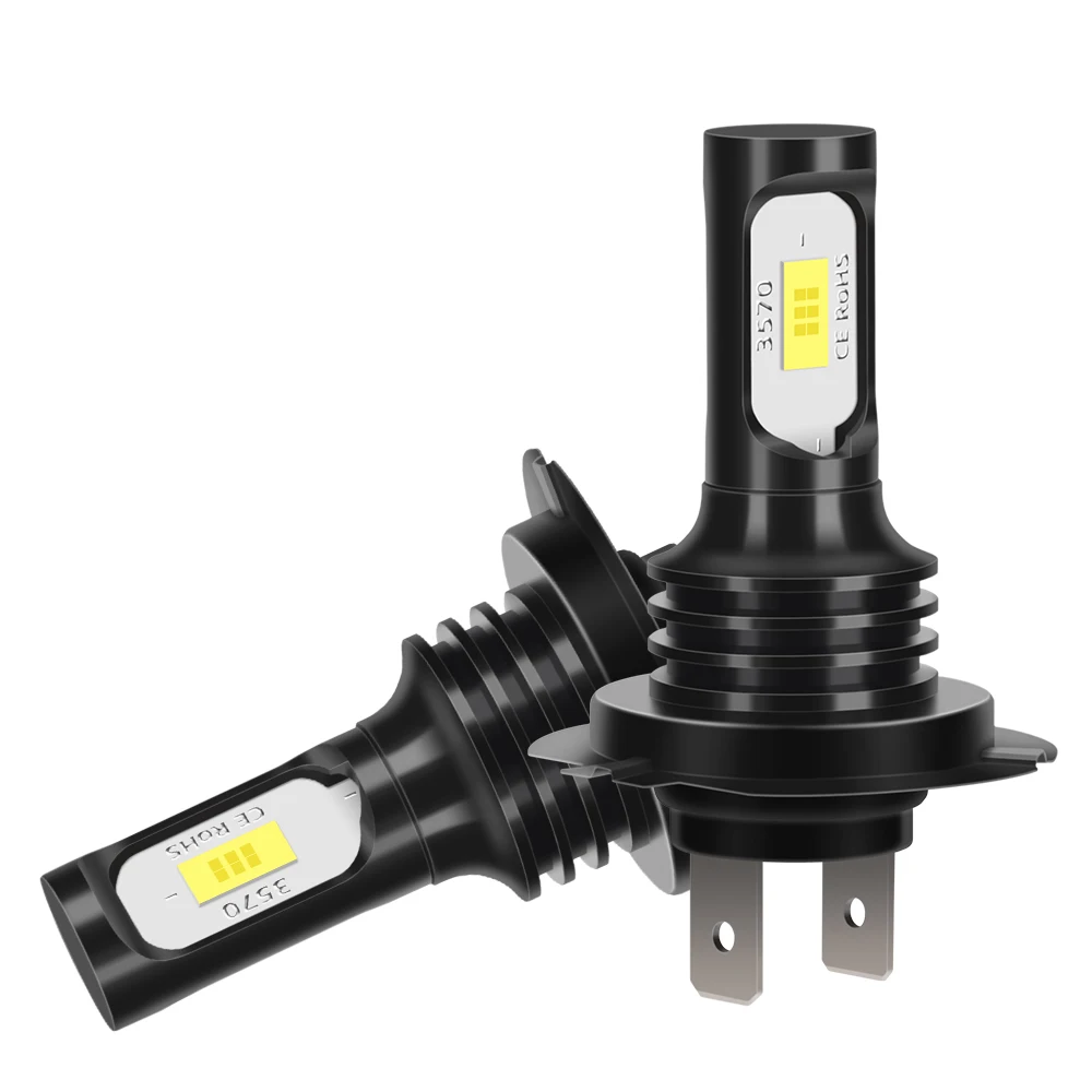 2개 H7 6000K 백색 자동차 안개등 90W 고출력 안개 램프 플러그 앤 플레이 20000LM 현대 투싼 2016 2017 2018 2019 2020용