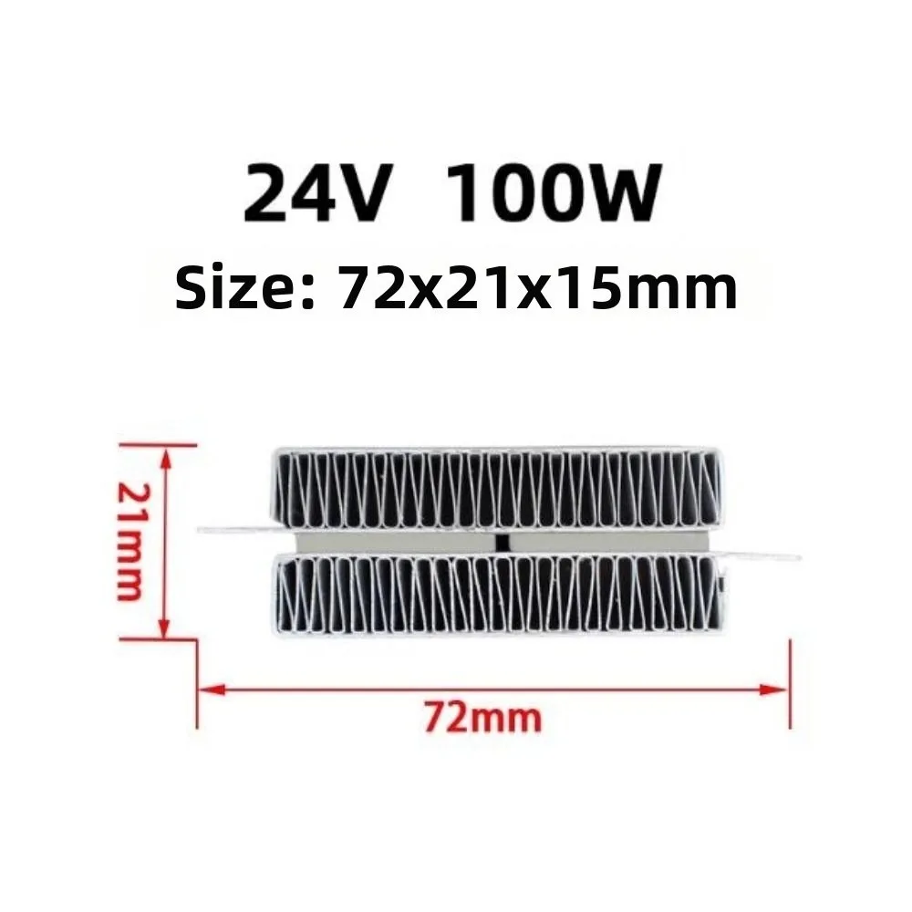 High Quality 12V24V48V AC DC Incubator Heater 50/100/200W 72 * 21mm Insulation-Thermostatic Heating Element