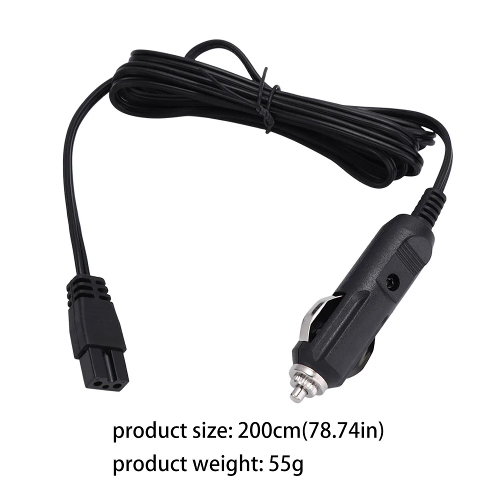 2m Mini Fridge Lead Plug Wire Replacement Wire 2 Pin Lead Plug Car Refrigerator Lead Cable DC 12V Power Cord
