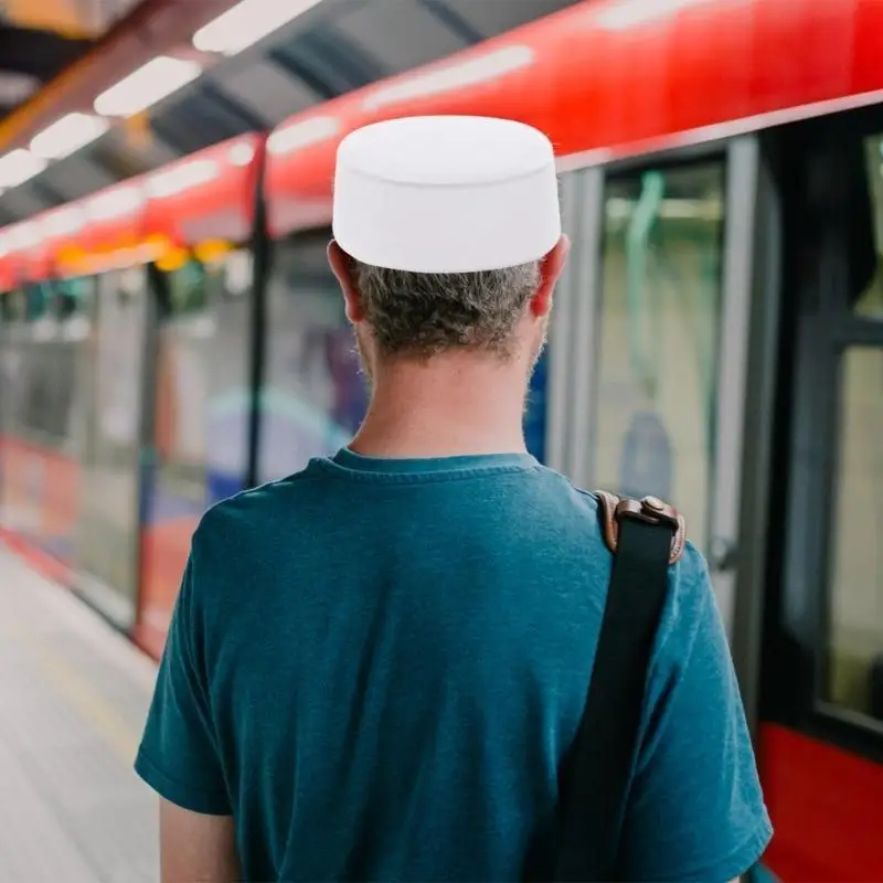 

652F Регулируемая мусульманская этническая шляпа Унисекс Традиционная шляпа Удобная шляпа из полиэстера