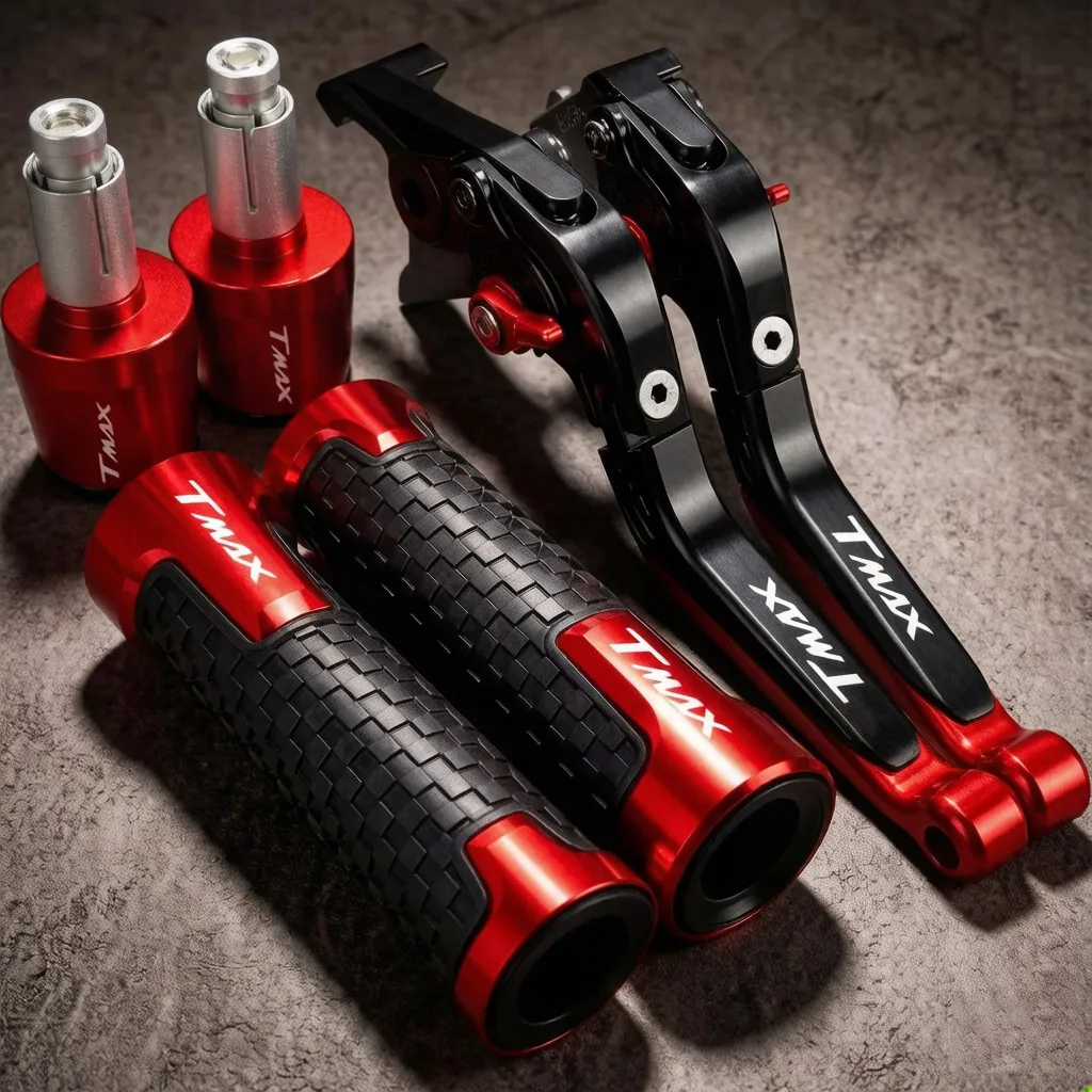 

TMAX 500 530 2024 2025 Brake Clutch Levers Handlebar Handle bar Hand Grips ends FOR YAMAHA T-MAX TMAX 500 530 560 2008-2023 2022