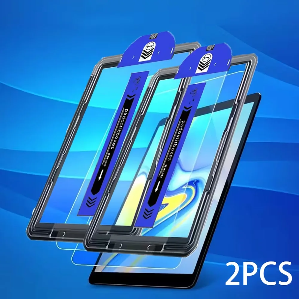 

2pcs Tempered Glass Screen Protector Dust Free For iPad Air 13 11 Pro M2 M3 13 11 12.9 Apple iPad Mini One Click Full Coverage