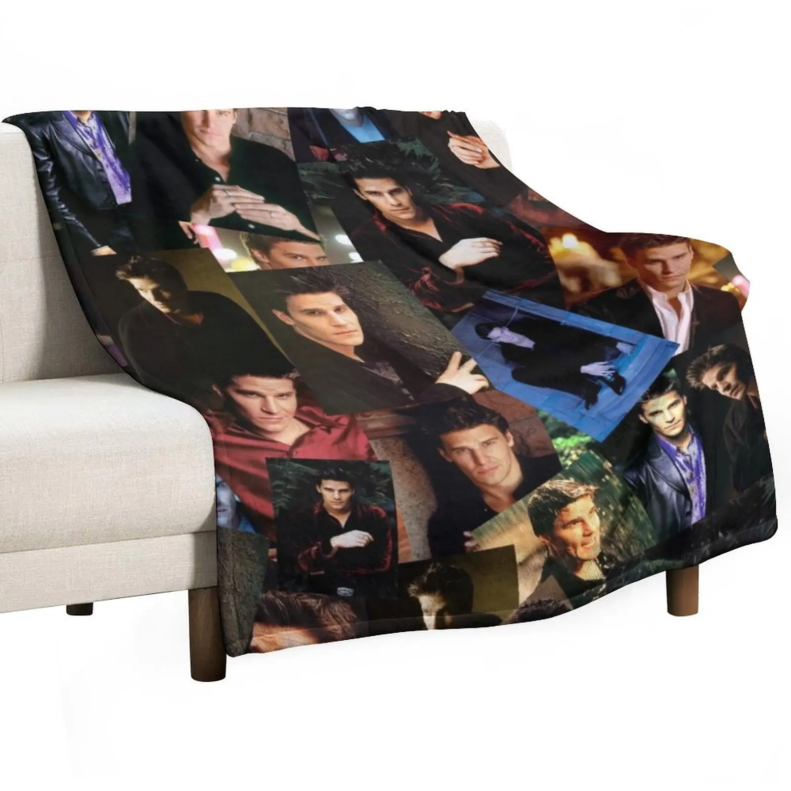 Angel Collage Throw Blanket Luxurious Soft Fuzzy Blanket for Sofa Bed