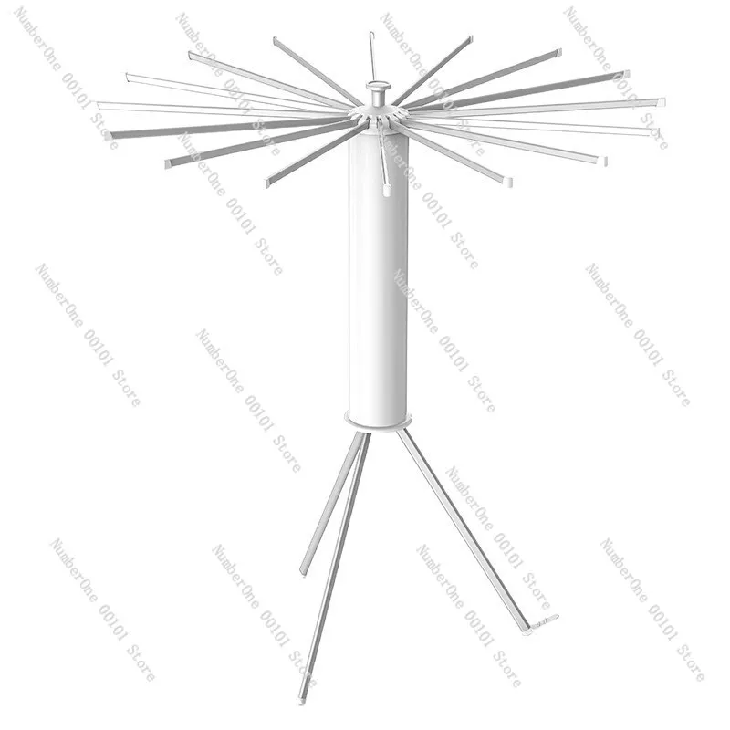 Multi Functional Cylindrical Octopus Drying Rack Folding Floor Stand for Balcony Household Quilt Laundry