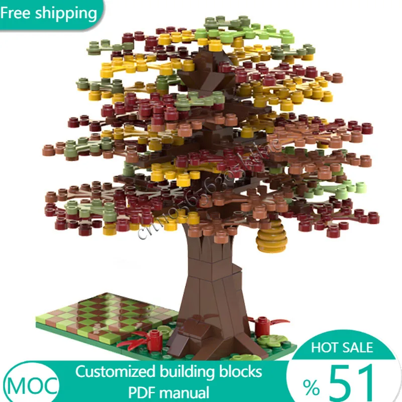 202-pcs-trees-it's-just-a-tree-autumn-moc-customize-modular-building-block-model-simple-creative-design-diy-festival-toy-gift