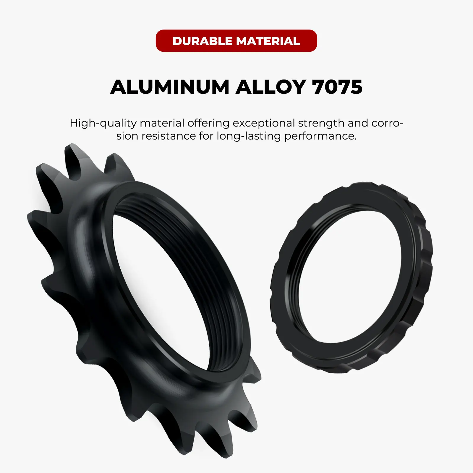 SKEACE Fixed Gear Bike Freewheel Cycling Cog 13T/14T1/5T/16T/17T/18T Single Speed Flywheel Aluminum Alloy Bicycle Cassette Parts