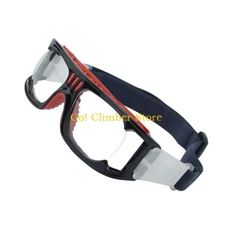 Q84c crianças óculos proteção do esporte basquete futebol esportes óculos proteção óculos segurança anti-nevoeiro lente