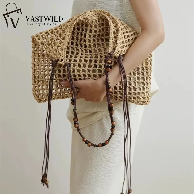 

Handwoven Shoulder Bag Summer Large Capaci Beach Bag Women's Oulder Bag Lazy Relaxing Feeling Tote Bag Korean Casual Handbag