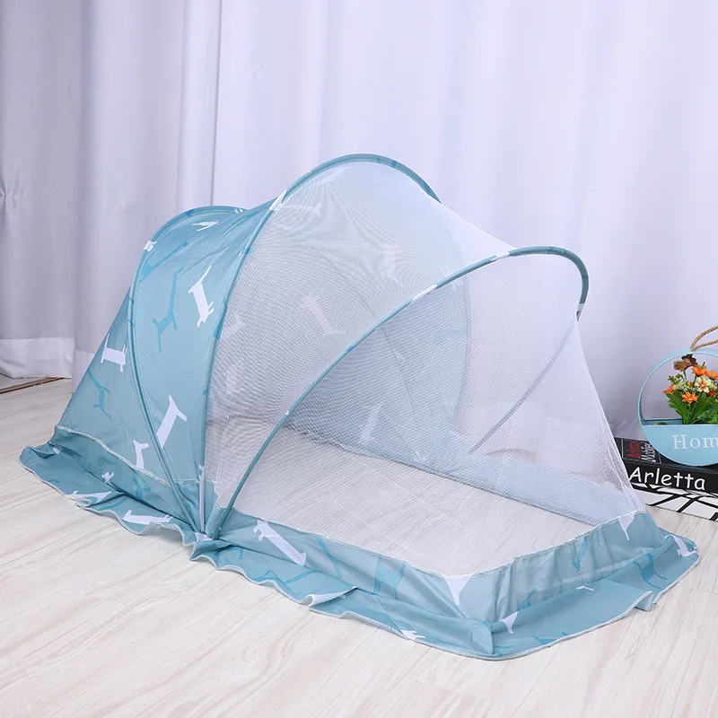 Crib Mosquito Net Children Baby Foldable Mosquito Net Newborn Anti-mosquito Cover Child Yurt Bottomless Universal