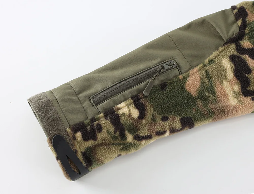 Winter Herren Outdoor Camouflage Jacke Set taktische Kapuzenjacke Winter warme Jacke Innenschicht Herren Winteranzug Herren Set – Detail 15