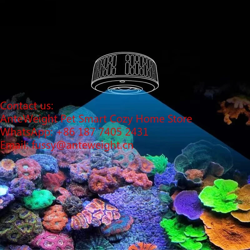 A7 III 100W WiFi 6-Channel App Smart Marine Light Full Spectrum Saltwater Coral Reef Marine Plant Aquarium Led Light