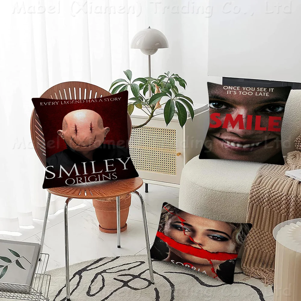 

Smile 1 2 Movie Pillow Gift Home Office Decoration Bedroom Sofa Car Cushion Cover Case 45x45