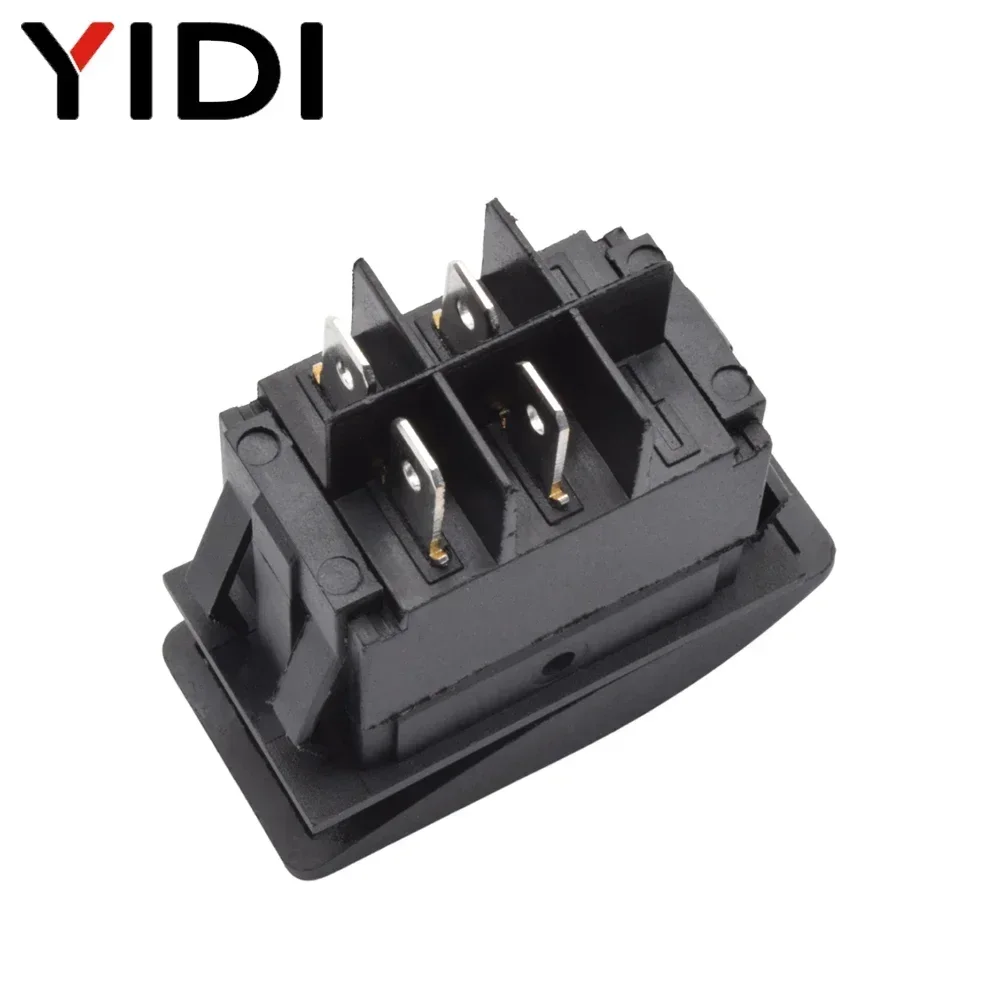 5/10pcs Illuminated LED Bar Light Waterproof Car Boat Marine Toggle Rocker Switch 4pin 12V 24V 220V On Off DPST Button Switch