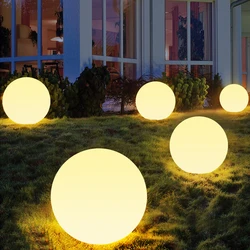 LED Ball Light Multi-Color Rechargeable Night Lights Waterproof Dimmable Mood Lamp with Remote for Home Garden Christmas Decor