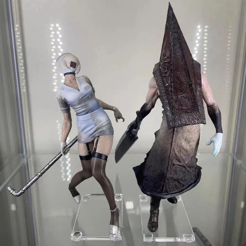 

В наличии: Коллекционная фигурка-брелок Konami Silent Hill 2 - Медсестра с треугольной головой (Красная пирамида), сувенирная серия, подарок, украшение