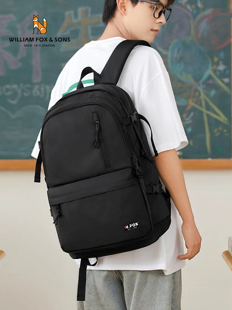 

Casual Versatile Bapa Lightweight Large Capaci Travel Commuting School Bag Ox Cloth Water Resistant for Teens