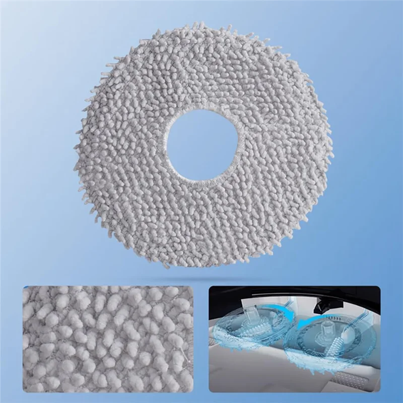 

X16A 2025 NEW-For Roborock Saros 10R / G20S Ultra Vacuum Cleaner Replacement Parts Main Side Brushes HEPA Filters Mop Cloth Dust