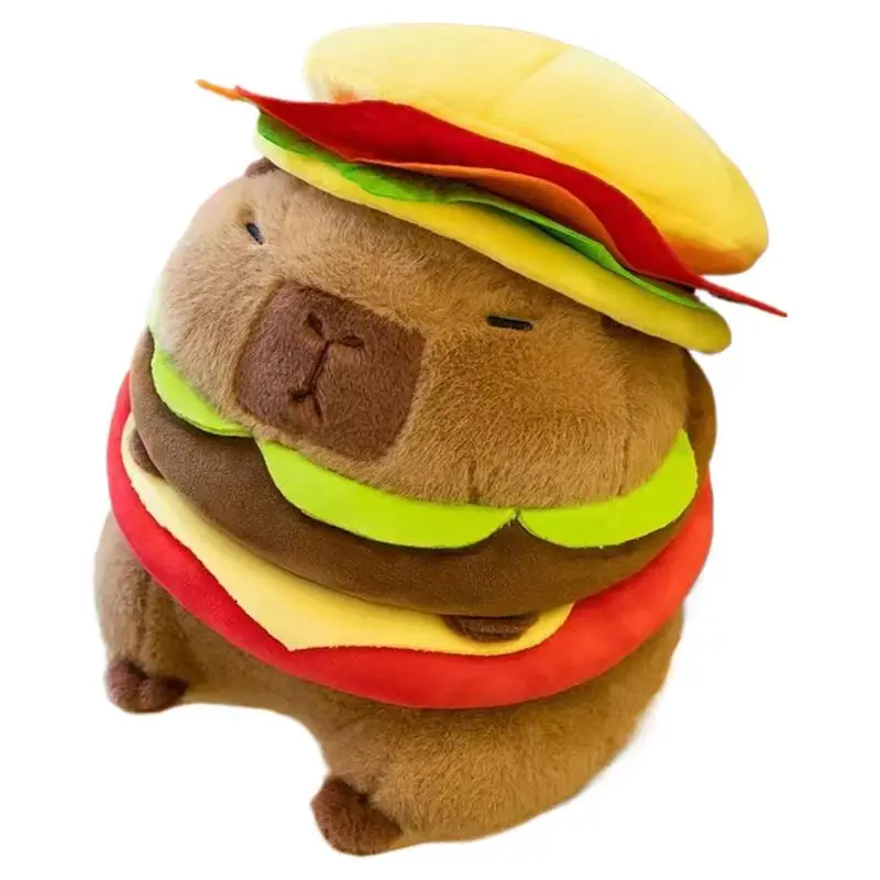 

Realistic Capybara Burger Plush Capybara Plushies Cute Super Soft Doll Pillow Comfortable Exquisite Cartoon Animal Doll Toy For