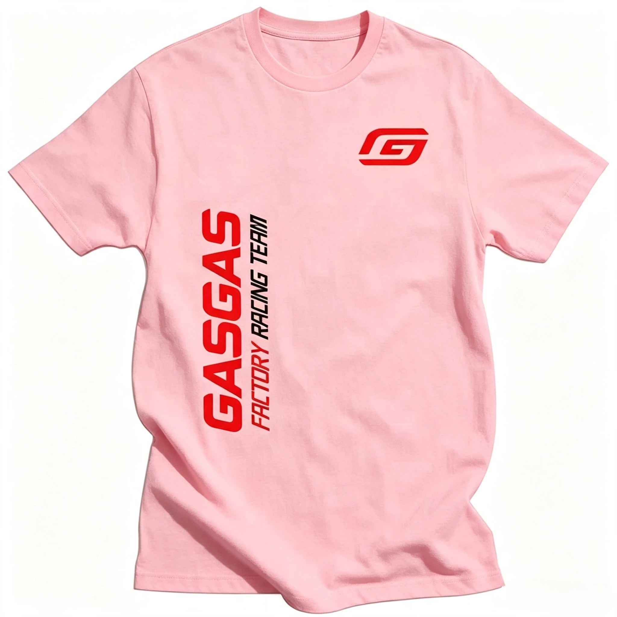 Motorrad-T-Shirt GasGas Factory Team, Herren-Sommer-T-Shirt im Y2K-Stil, Oberteil für Angeln, Jagd, Militär, taktische Aktivitäten, Wandern, Sport-T-Shirt. – Detail 9