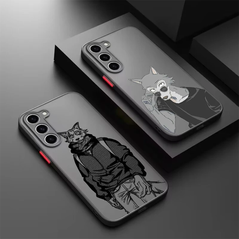 Anime Cartoon Beastars Cute Frosted Translucent For Samsung Note 20 A35 A03 A54 A31 A22 A34 A14 A24 A04 A55 5G Funda Phone Case