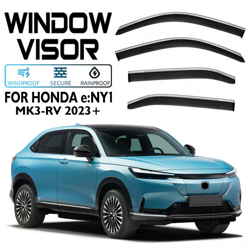

﻿ Подходит для Honda E:Ny1 оконный козырек ENY1, заднее окно на крыше, солнцезащитный козырек от дождя, вентиляционный козырек, спойлер, дефлекторы крыльев, навесы