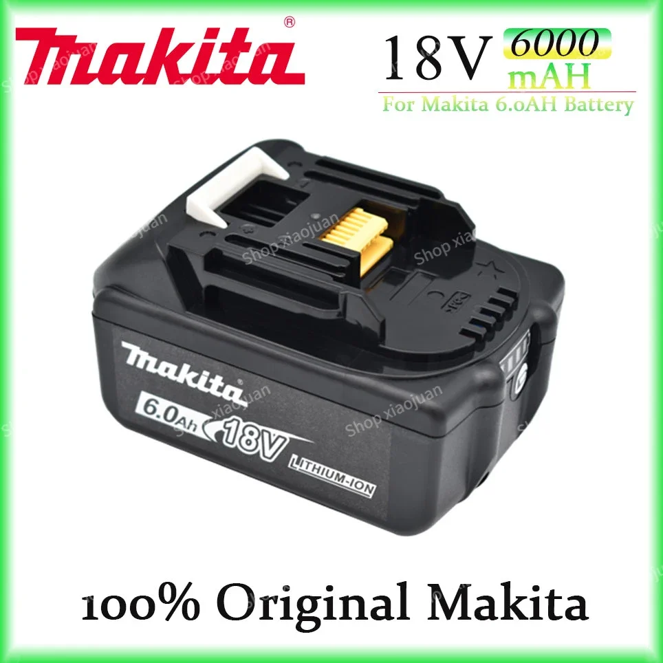 

18V 6.0Ah Makita Original With LED lithium ion replacement LXT BL1860B BL1860 BL1850 Makita rechargeable power tool battery 6AH