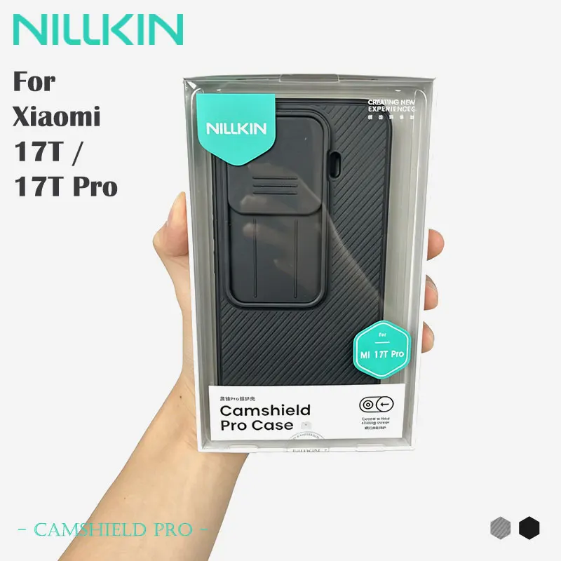 Etui NILLKIN CamShield Pro do Xiaomi 17T 17T Pro, odporne na wstrząsy, z ochroną narożników typu airbag, pełne pokrycie, wytrzymałe etui.