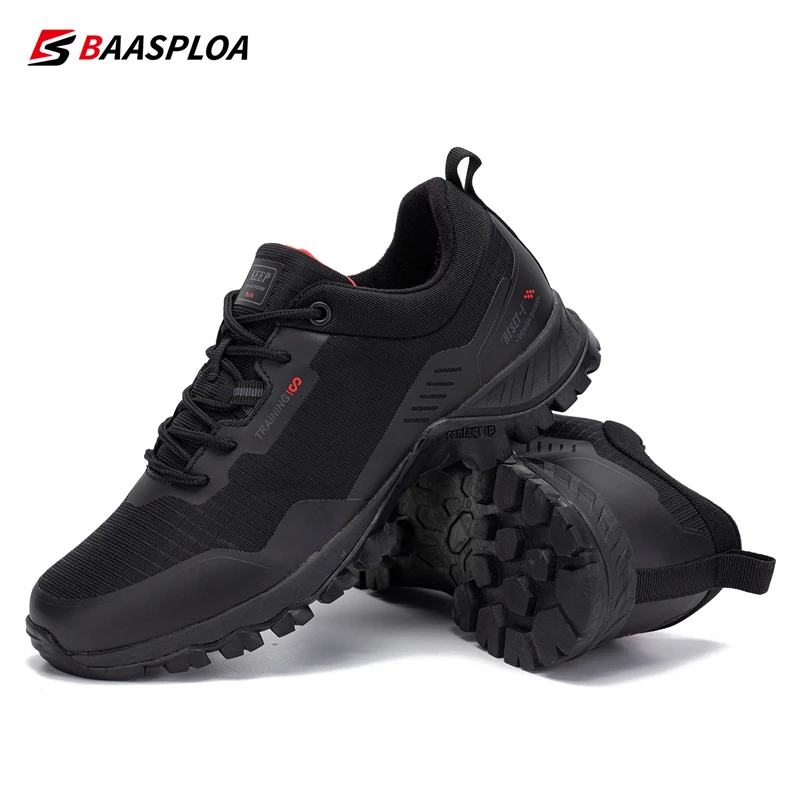 

Baasploa Men Hiking Shoes 2024 Fashion Outdoor Climbing Waterproof Sneakers Male Casual Non-Slip Wear-resistant Walking Shoes ﻿