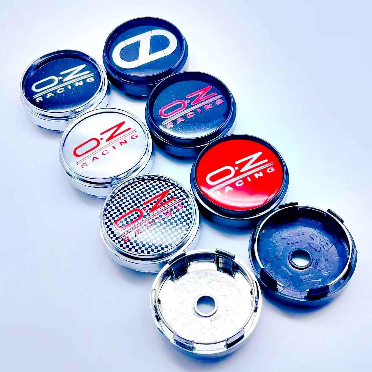 

4PCS High Quality 66MM Sport Wheel Center Cap OZ Racing Emblem Sticker Wheel Cover Cap Hubcaps Car Styling Accessories
