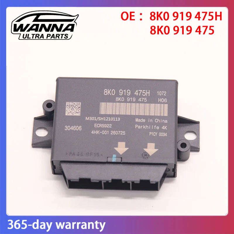

OE Quality 8K0919475H 8K0919475T Parking Aid Control Module Reverse Radar Controller For Audi A4 S4 B8 8K 2009 8K0 919 475 H T