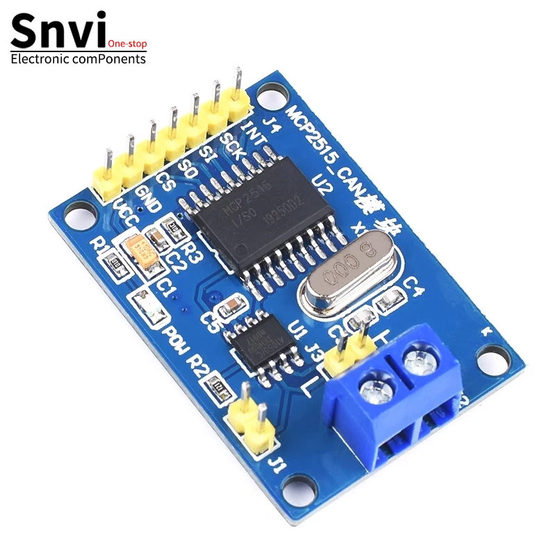 Snvi MCP2515 CAN Bus Module Board TJA1050 Receiver SPI For 51 MCU ARM Controller NEW