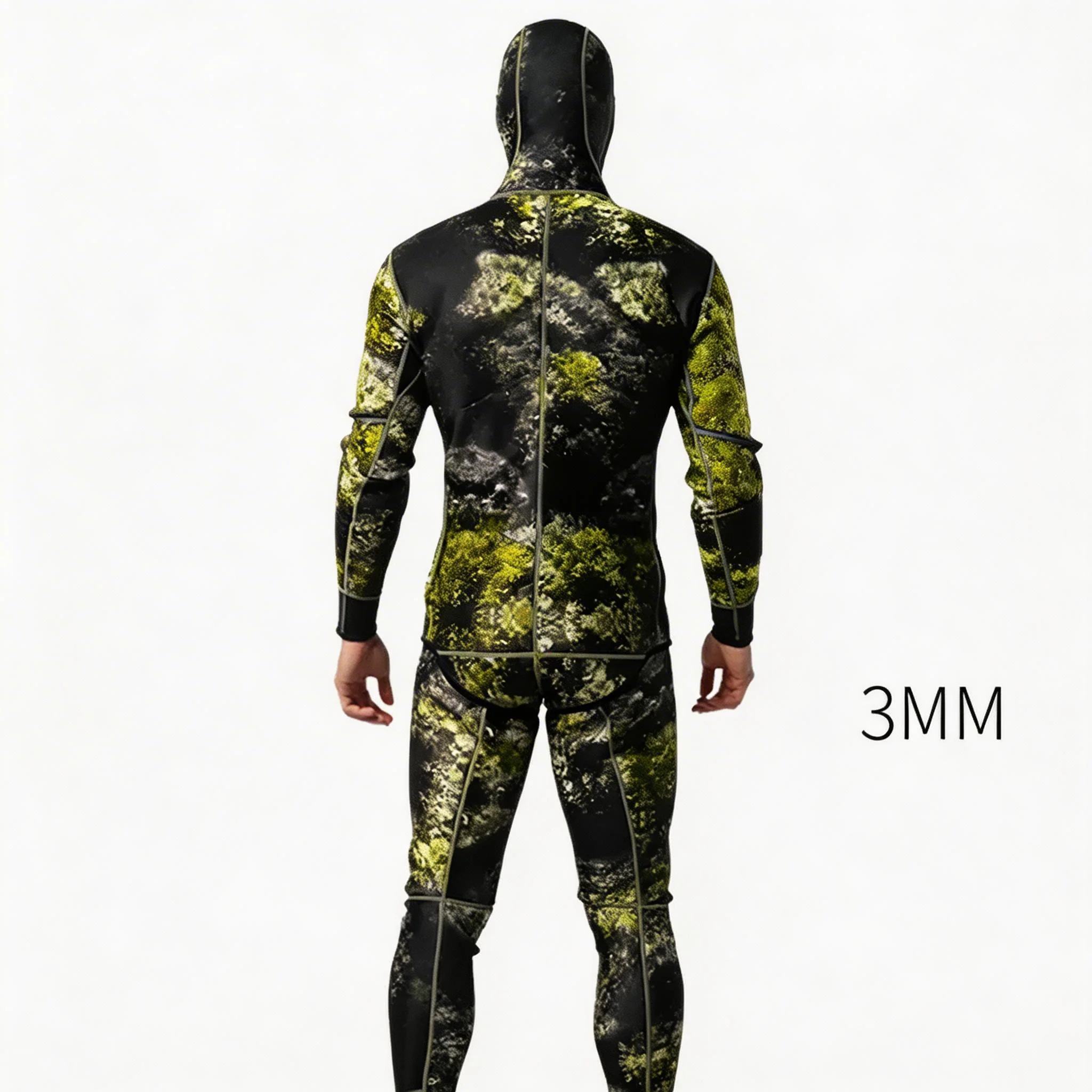 Wetsuit 3mm Neoprene Camouflage Men\'s Diving Suit Split Scuba  Spearfishing Surfing Jumpsuit for cold water Swimsuit