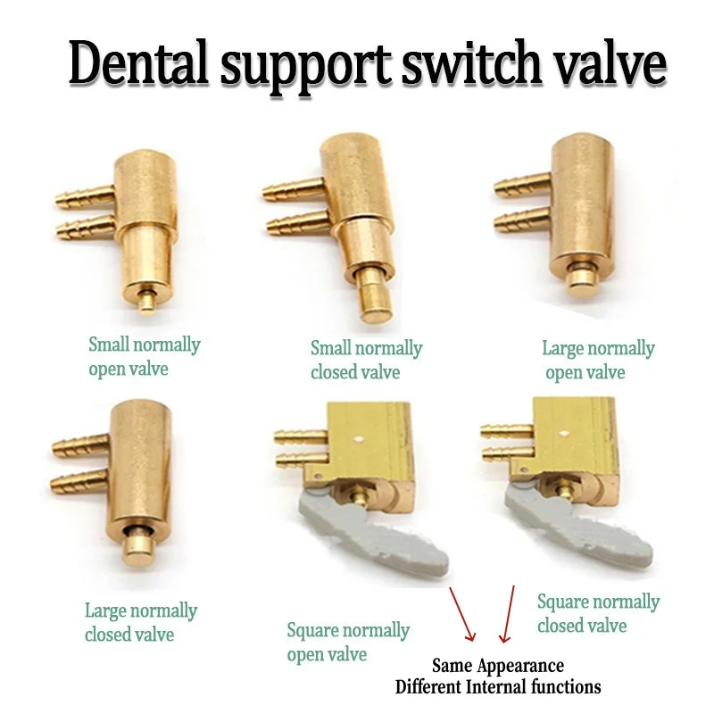 Dental Chair Stand Valve Mobile Phone Built-in Tooth Cleaner Valve Size Open/Close Valve Dental Tools