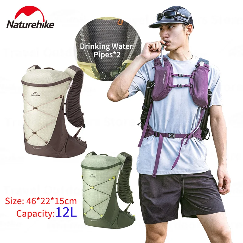 naturehike-12l-hydratation-compatible-daypack-ultra-leger-unisexe-randonnee-sac-A-dos-velo-en-plein-air-trekking-avec-double-tube-port