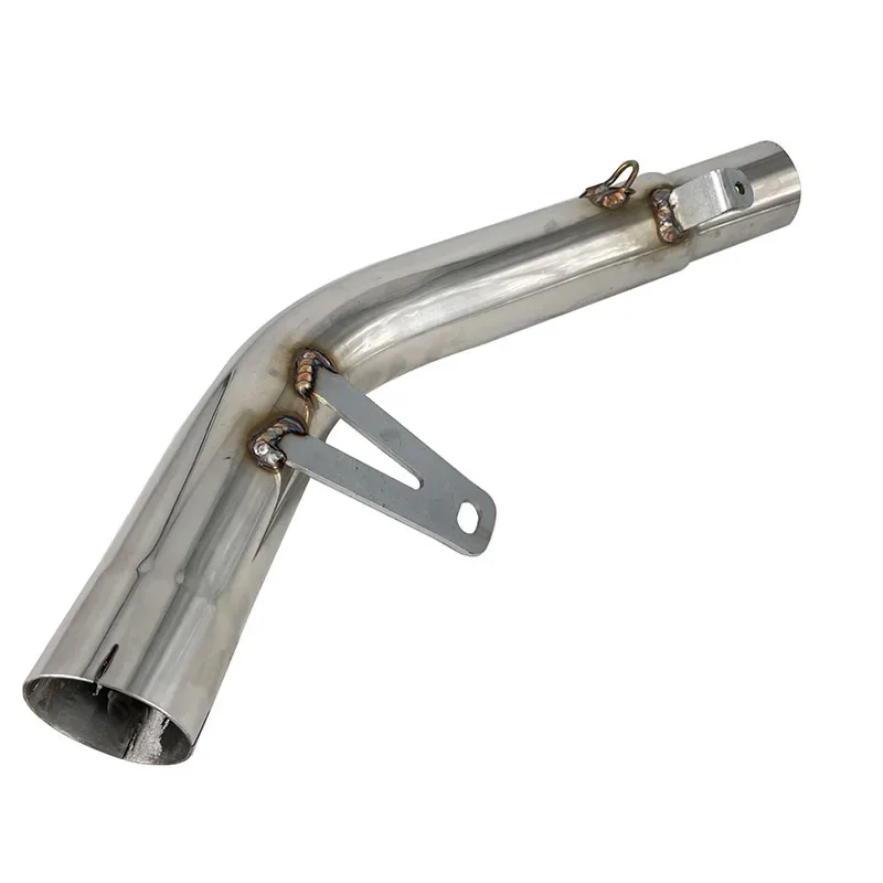 High Performance Stainless Mid Pipe Race Exhaust Downpipe For GSXR 2011 Thru 2016 600 750 M4 DeCat Automobile Accessories