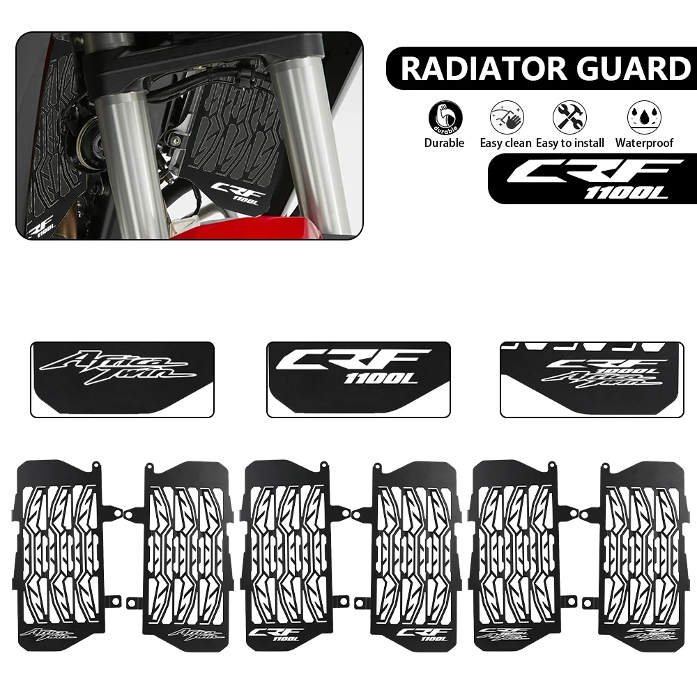 

2020 2021 AfricaTwin Motorcycle Radiator Grille Guard Cove For HONDA CRF1100L CRF 1100 L Africa Twin CRF1100L 2022 2023 2024