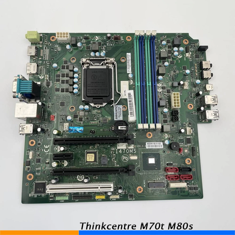 Desktop PC Motherboard For Lenovo Thinkcentre M70t M80s I470MS 10th Generation LGA1200 H470 Mainboard