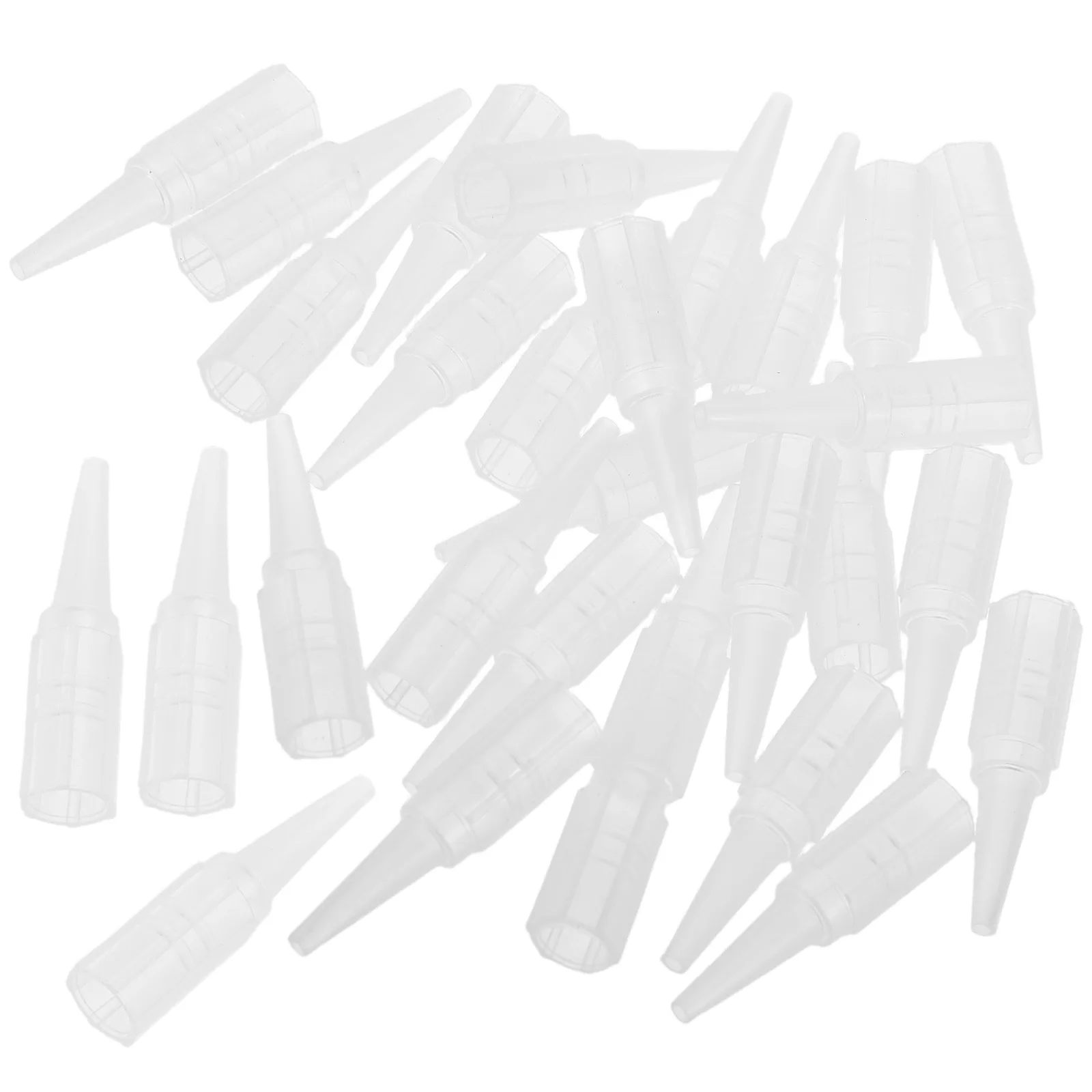 

500 шт. прозрачные пластиковые колпачки для бровей, прецизионный дизайн, герметичные чехлы для профессионалов, чехлы для наконечников тату-машины