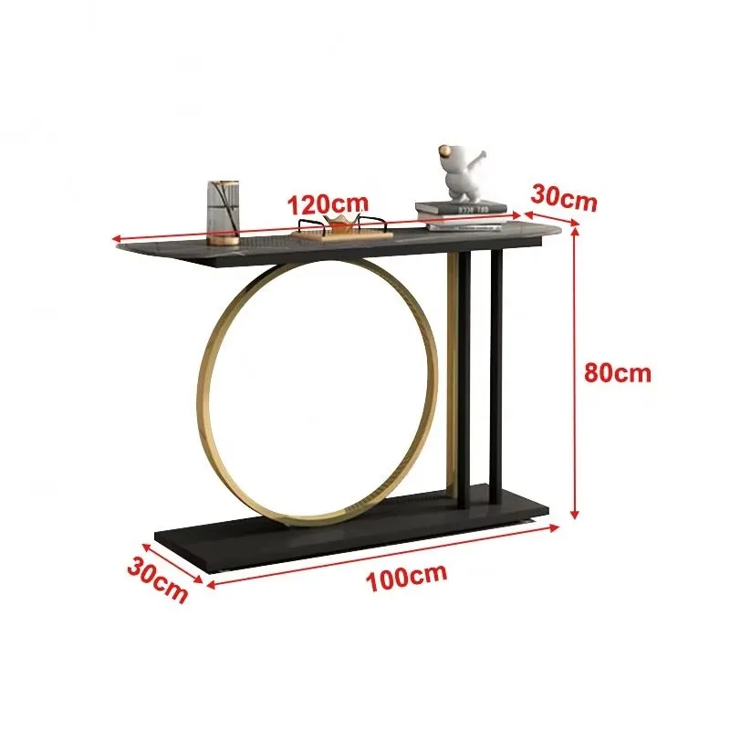 

Luxury high-end classic bedroom furniture gold mirror polishing control table classic design console table