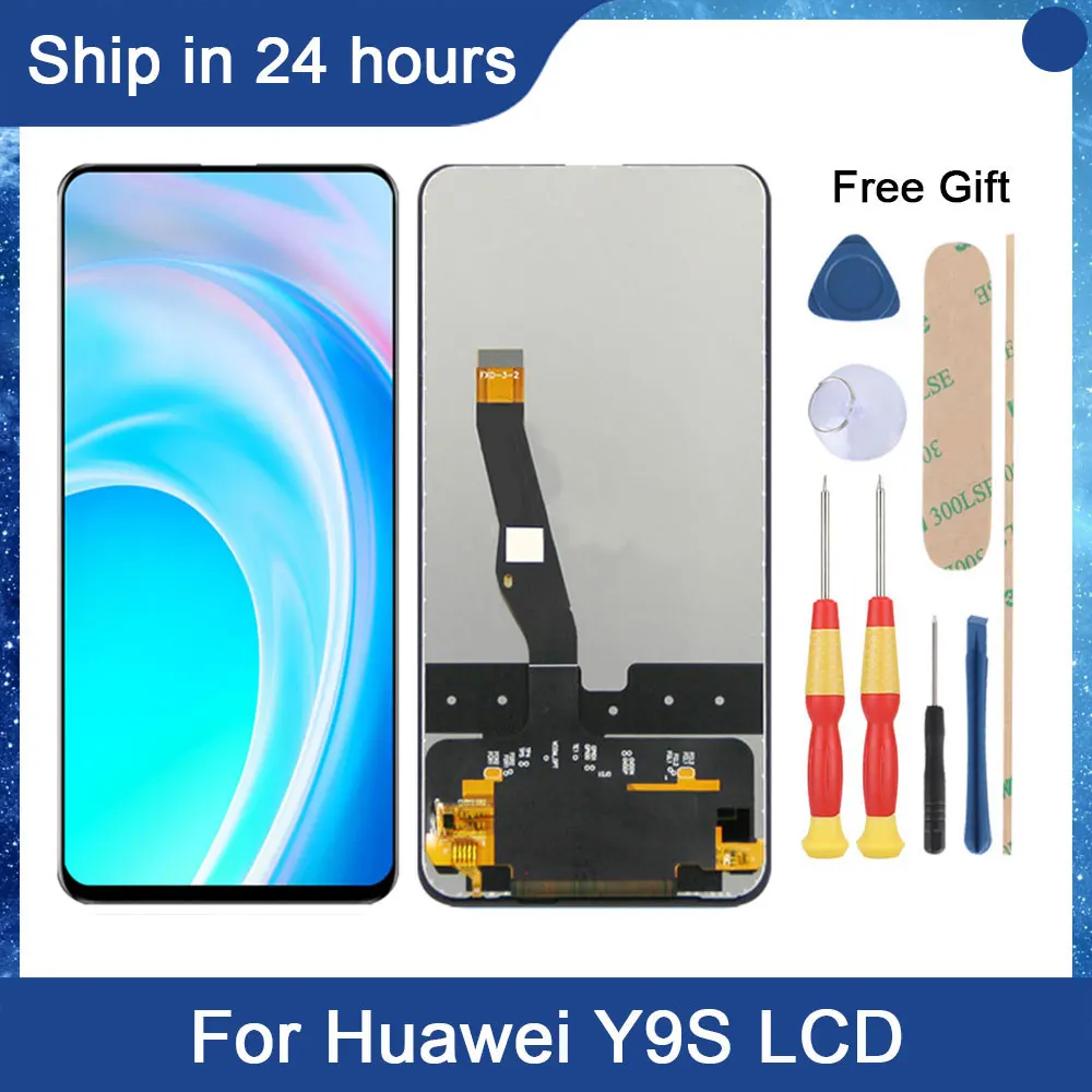 

AiNiCole 6.59'' For Huawei Y9S LCD Display Touch Screen Digitizer Assembly Huawei Y9 S STK-L21 LX3 L22 LCD Screen Replacement