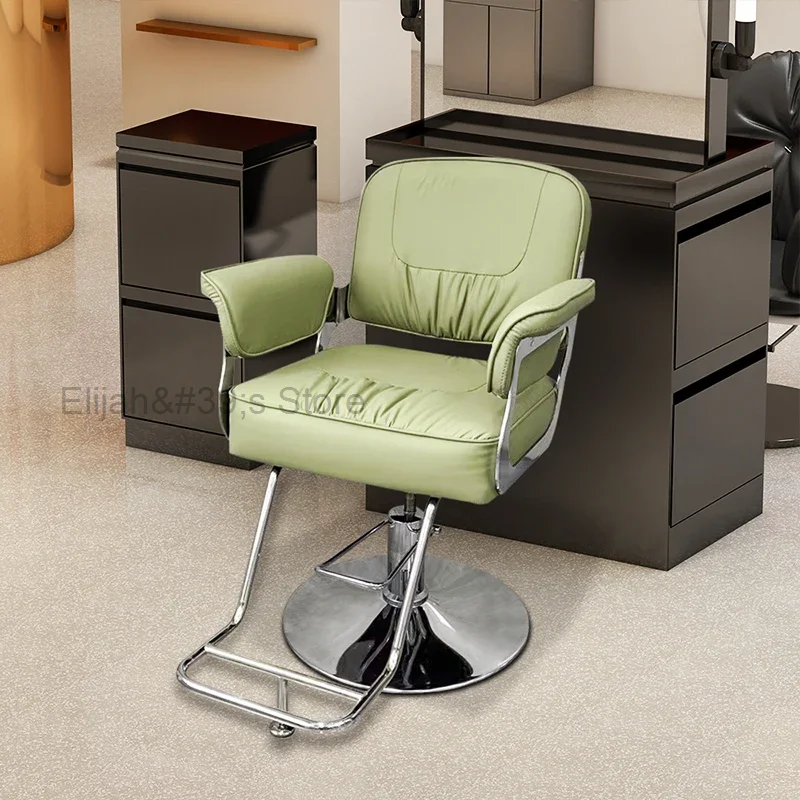 

Luxury Haircut Barber Chairs Barbershop Hot Dyeing Hairdressing Speciality Barber Chairs Silla Barberia Beauty FurnitureQF50BC