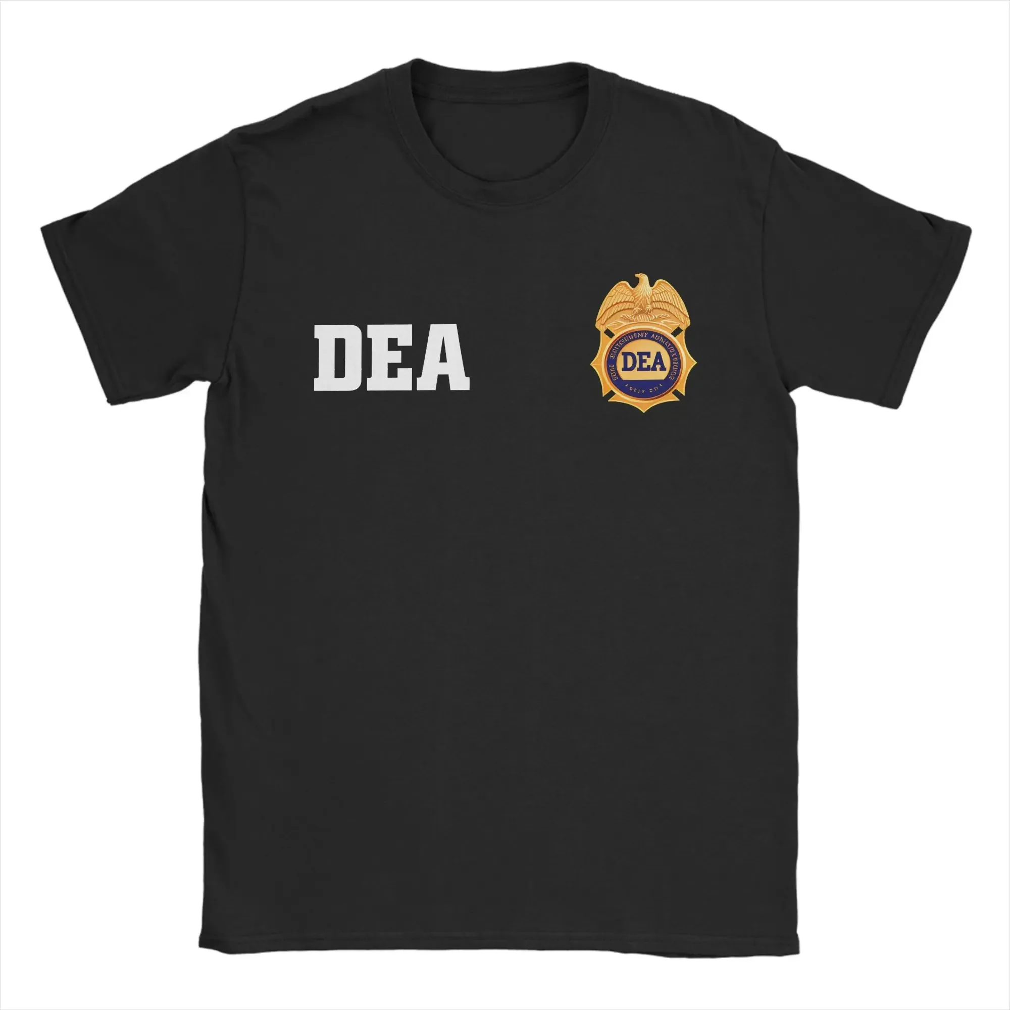 Camiseta con estampado gráfico de la Agencia Federal de Interdicción de EE. UU. para hombre y mujer, ropa de calle, moda Y2K, Top de gran tamaño, camiseta nueva de algodón para verano