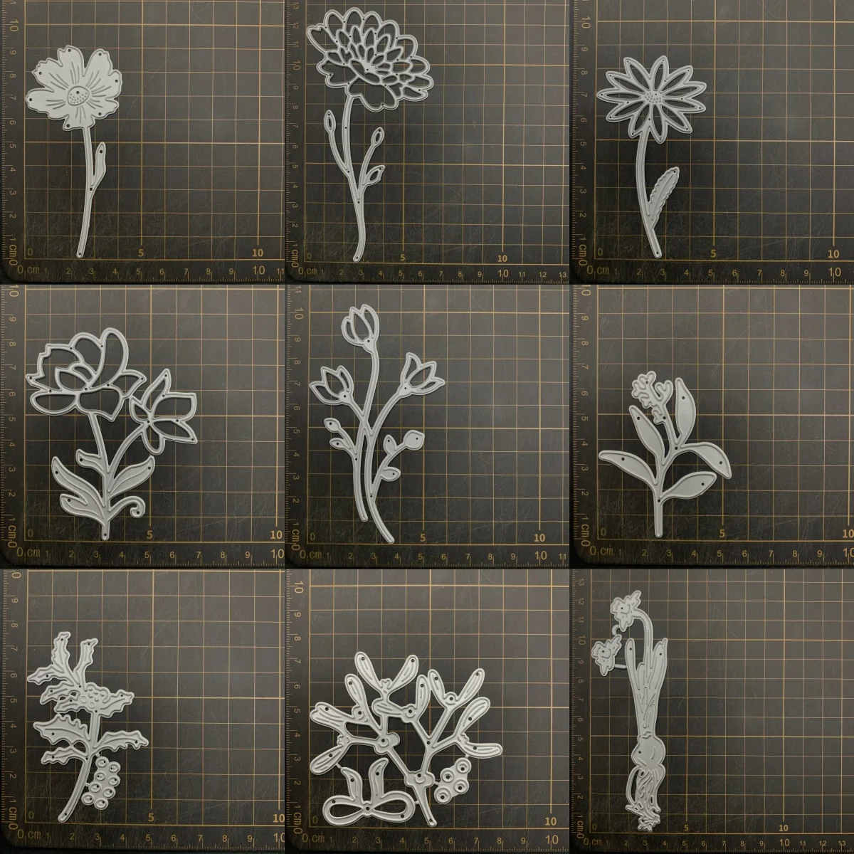 9 kinds Daisies Orchids Metal Cutting Dies Stencils For DIY Scrapbooking Decorative Embossing Handcraft Die CutsTemplate