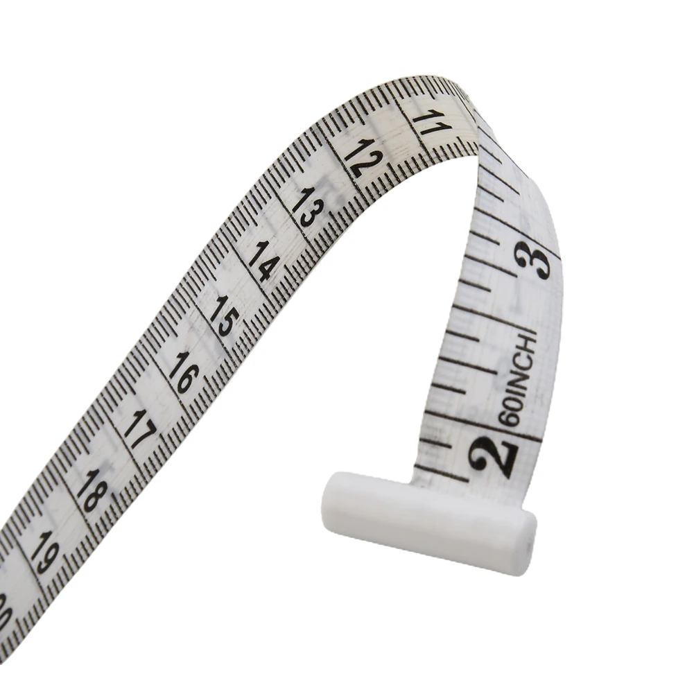 White Tape measure 150cm 8.5*5.3*2cm Mini Waist circumference Plastic Portable Retractable High Quality Hot Hot sale