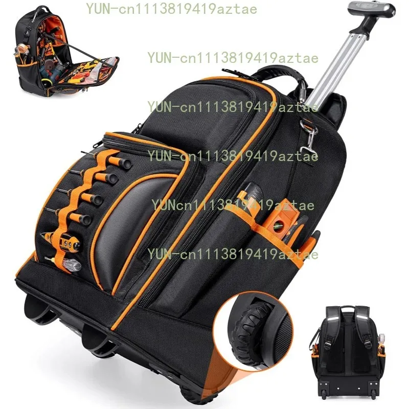 Roller Tools Backpack Heavy Duty Trolley Toolbox with Wheels