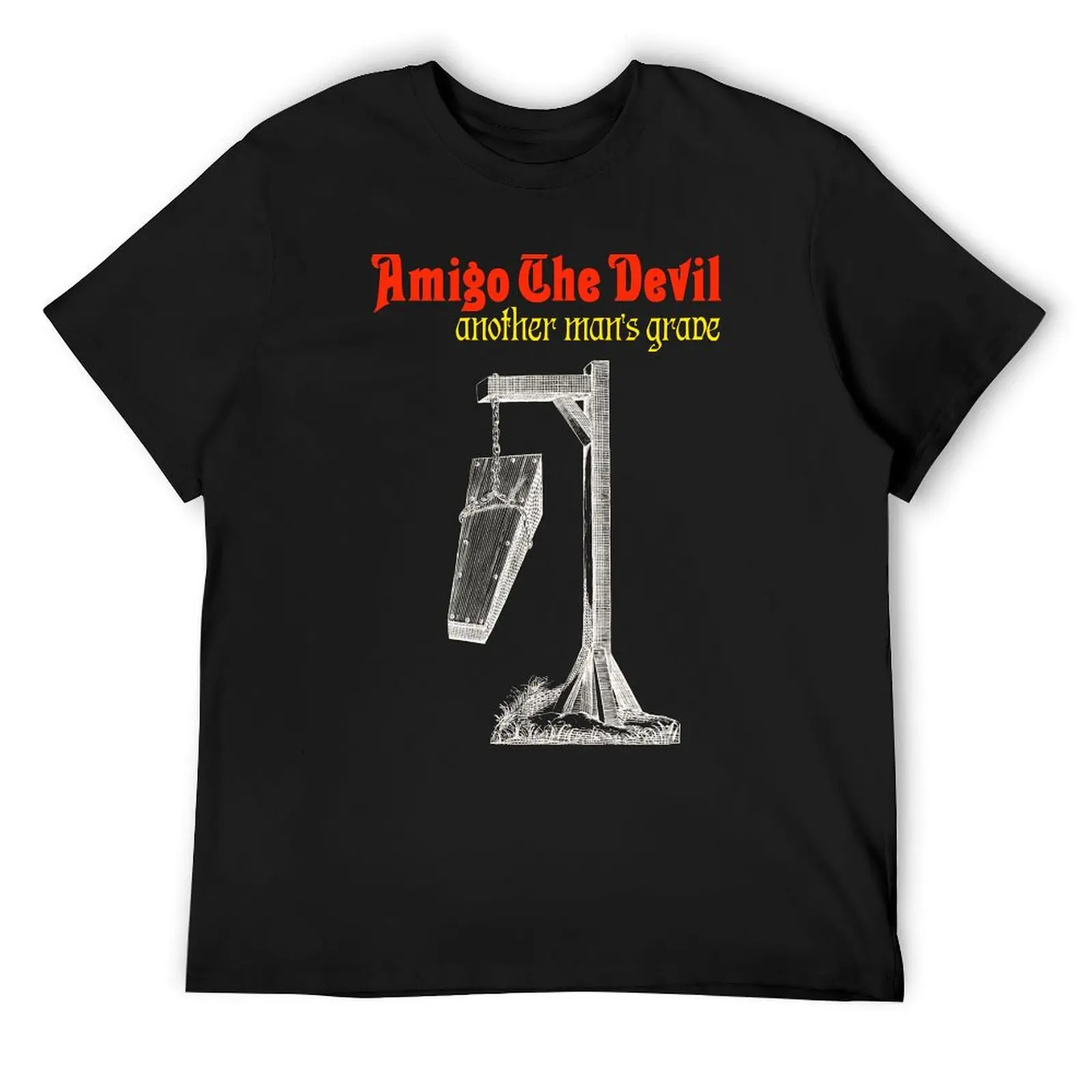 

Logo amigo the devil another mans grave best selling T-Shirt Aesthetic clothing shirts graphic for a boy T-shirts for men cotton