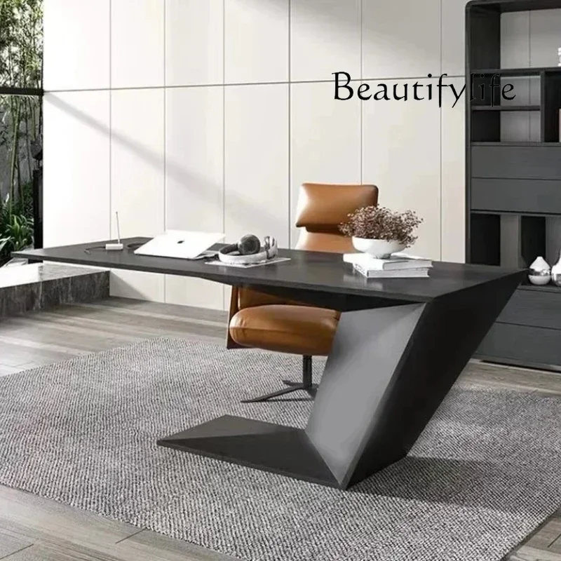 U الجمالية مكتب مكتب واسع الدائمة كرسي صغير الكتابة مكاتب الكمبيوتر التنفيذي دراسة طاولة خشبية بيضاء أثاث المراقبة