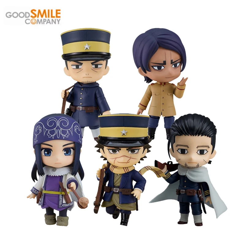 

Good Smile Original Nendoroid Golden Kaiyiuy Sergeant Taukishima Hyakunosuke Ogata Asirpa Anime Action Figures Toys Kids Gift