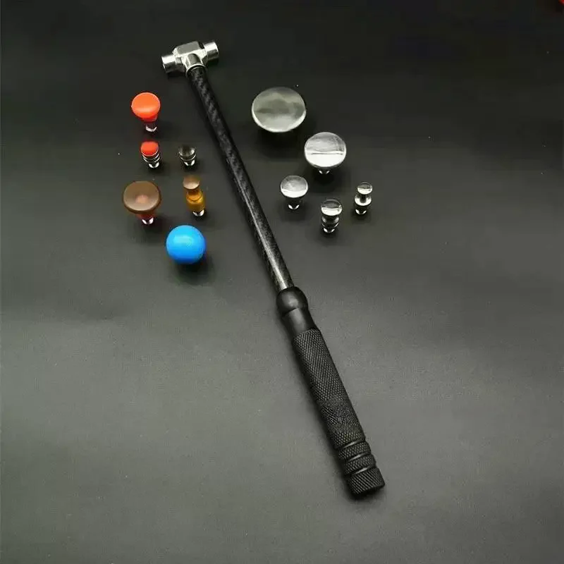 Replaceable Head Car Dent Repair Hammer Percussion Leveling Tool for Traceless Auto Body Dent Removal