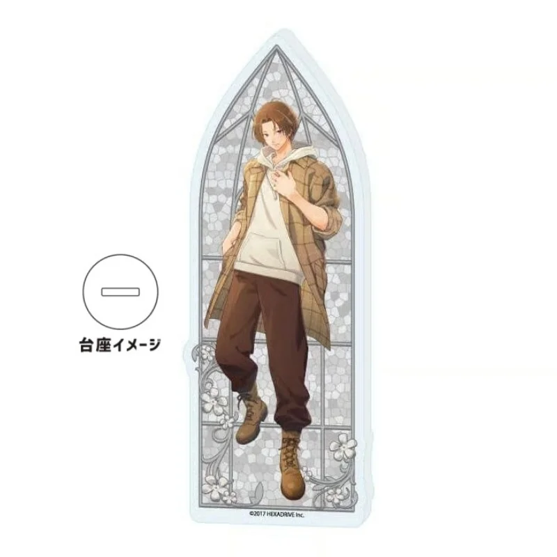 MakeS: Good Morning My Se 15CM Default Sei,Gentleman,Tsundere Acrylic Stand Model Keychain Transparent base Anime Merchandise